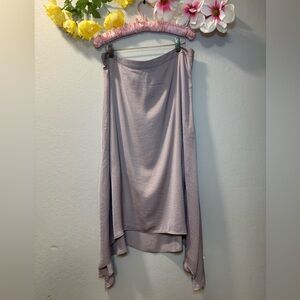 Express Light Mauve High-Low Skirt
